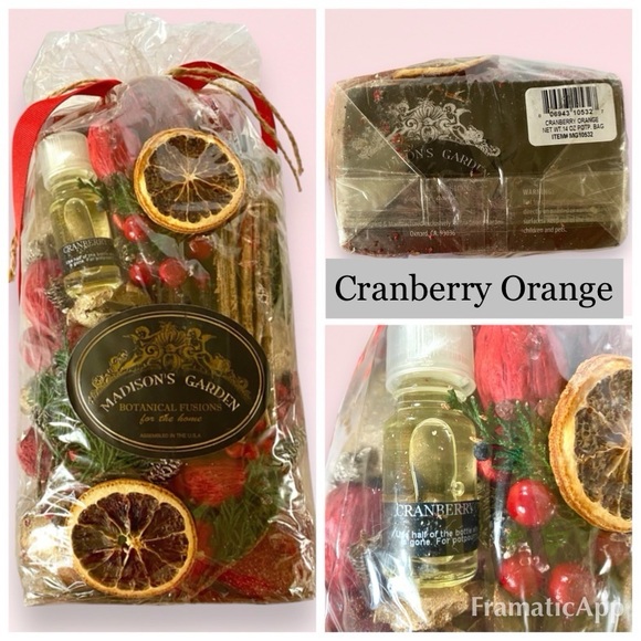 NWT *CHOICE* Madison’s Garden Luxury Botanical Potpourri + Essential Oil Holiday - Picture 5 of 9